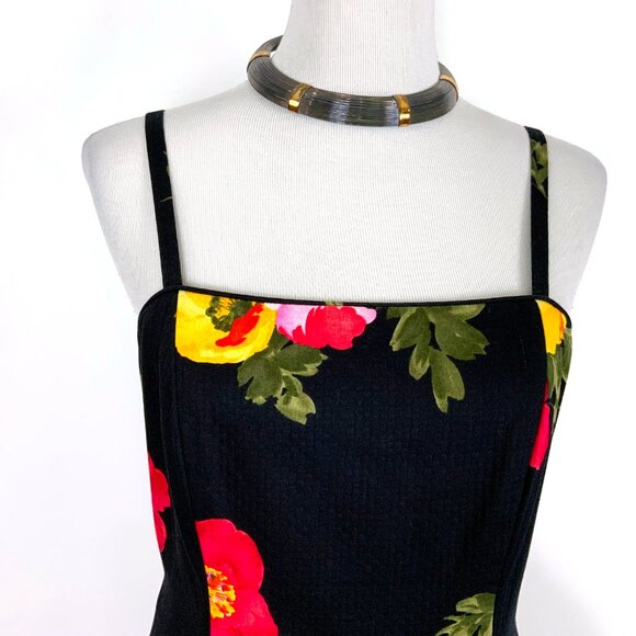 Vintage Nipon Night Floral Maxi Cotton Gown Dress Size 10 (6-8) - Picture 12 of 16